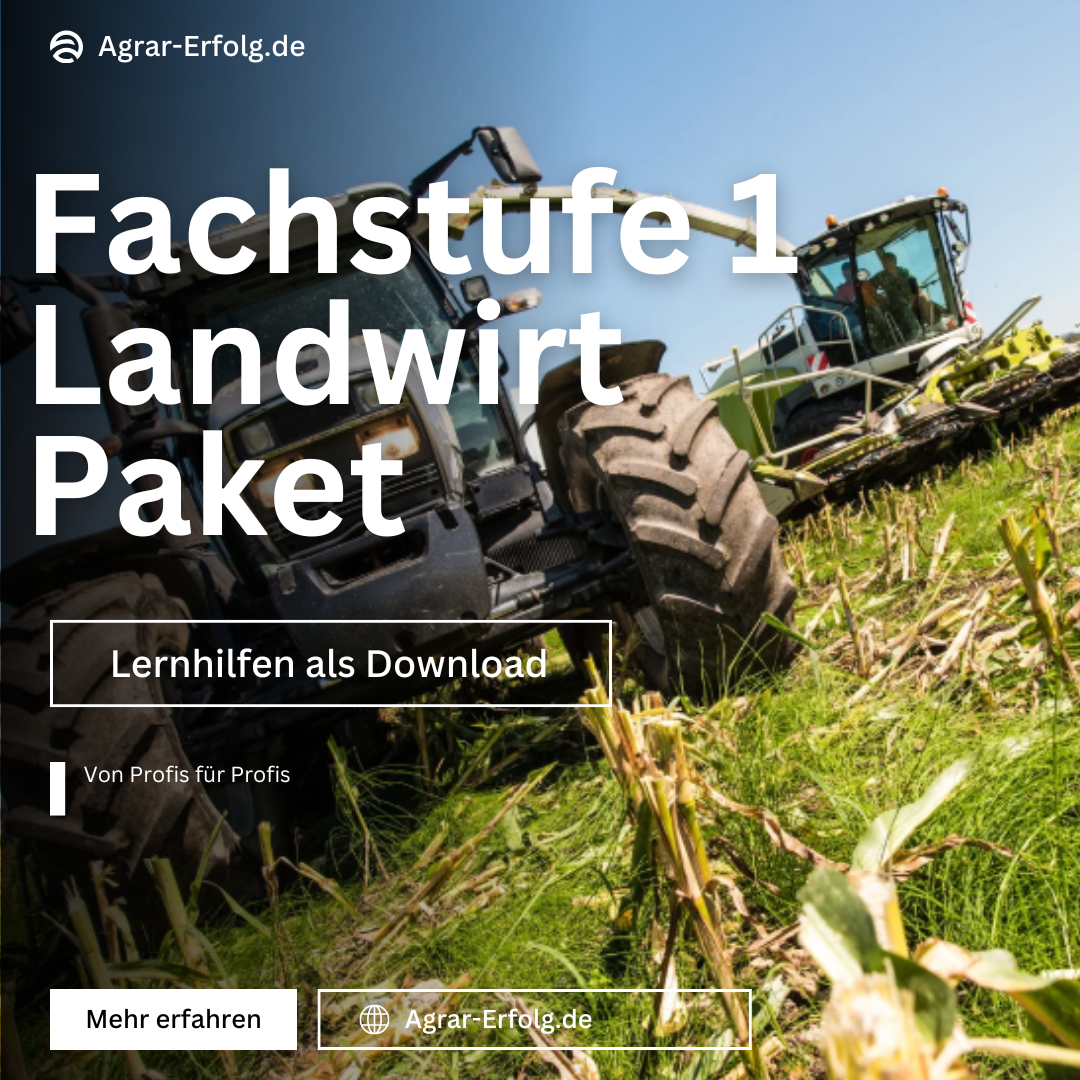 Prüfungsvorbereitung Landwirt – Fachstufe I (2. Ausbildungsjahr) | Lernpaket